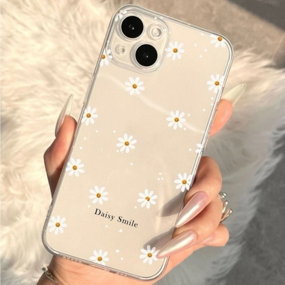 ⚠️Clearance🫧iPhone 13/Pro/Pro Max Clear Floral Phone Case - Picture 2 of 3